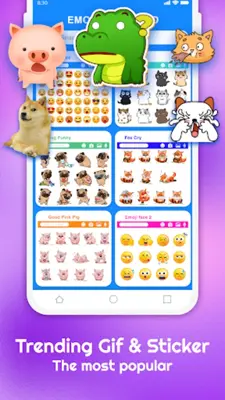 Emoji KeyBoard android App screenshot 4